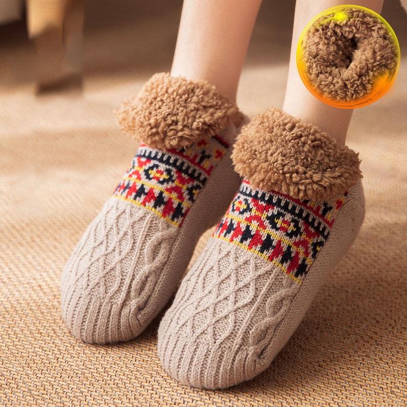 Product Introduction of Vớ Dệt Kim, Phong Cách Mùa Đông, Dành Cho Nam Giới, Dày Và Ấm, Thích Hợp Cho Gia Đình Và Phòng Ngủ, Vớ Đi Trong Nhà, Vớ Giữ Ấm Chân Chống Trượt, Thảm Đi Xe Hơi, Vớ Tuyết 29