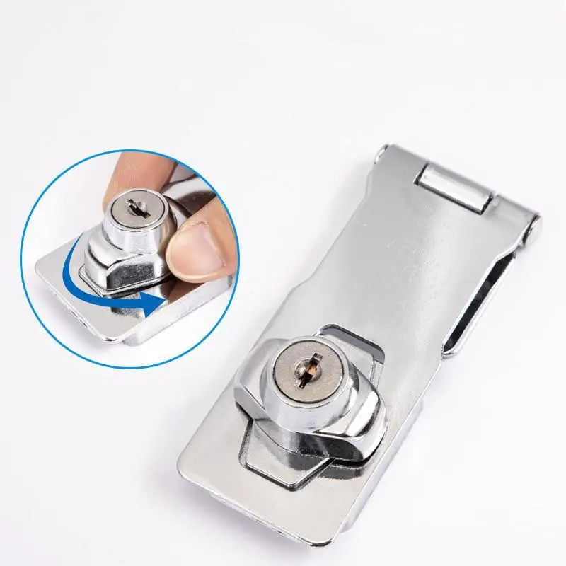 Khóa Ngăn Kéo, Không Cần Đục Lỗ, Có Khóa, Khóa Tủ Khóa Hộp Thư, Khóa Tủ Hai Cửa, Khóa Kết Hợp An Ninh Tủ Văn Phòng Kem 3