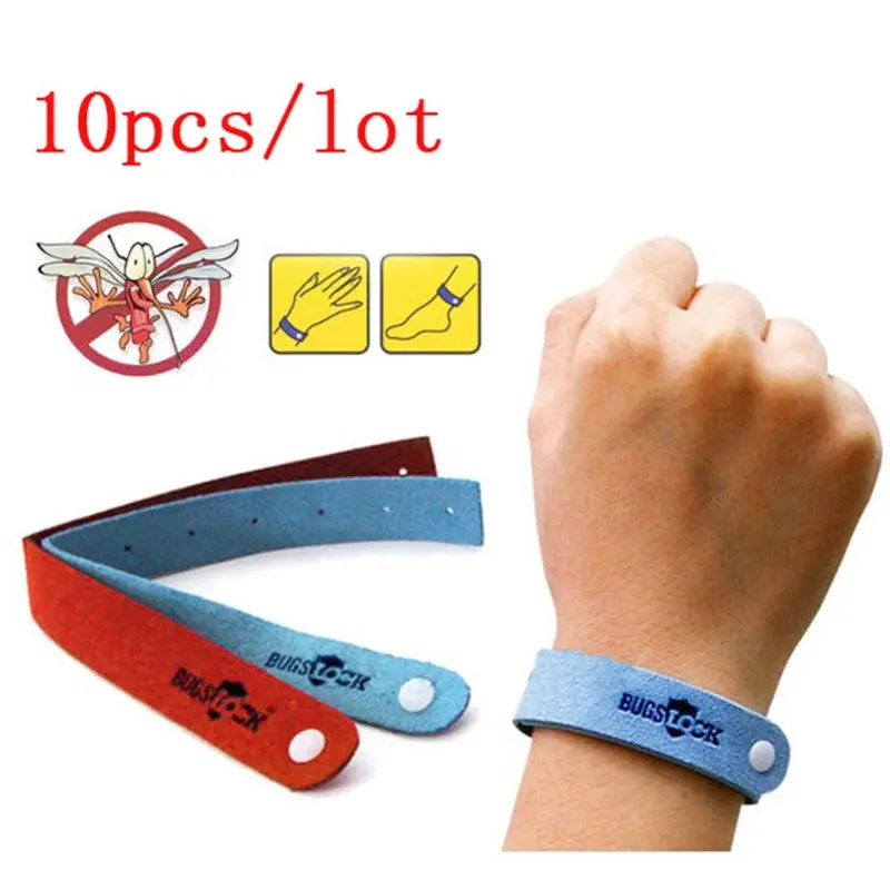 Random Color Mosquito Repellent Bracelet, Silicone Mosquito Repellent Band, Natural & Waterproof Bug Wristbands for Kids and Adults 2