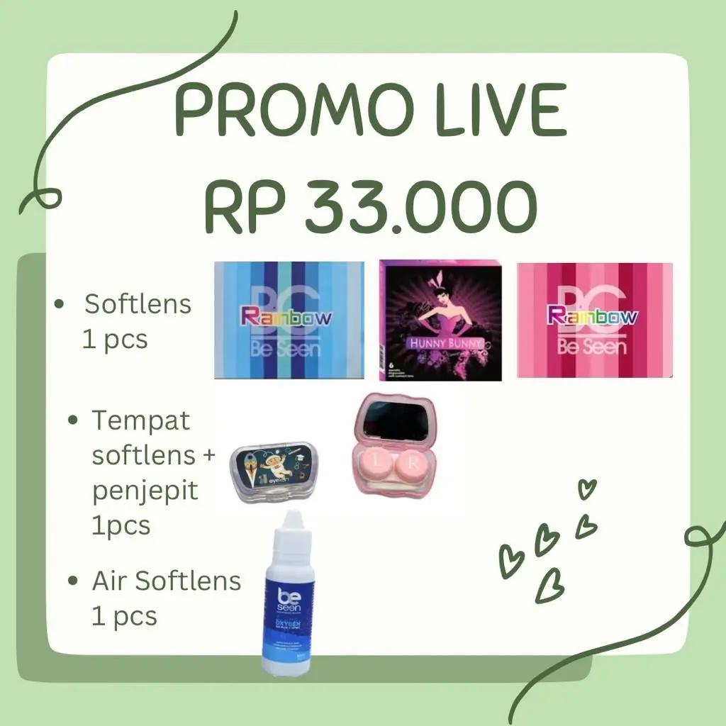 PAKET PROMO LIVE 33.000 / PAKET SOFTLENS LIVE