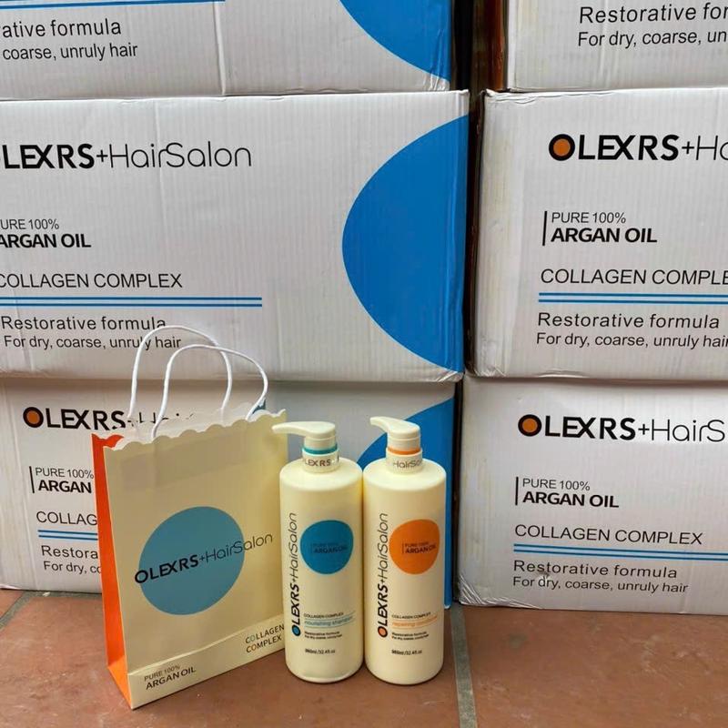 Cặp dầu gội xả olex 500ml or 960ml Argan Dưỡng Tóc