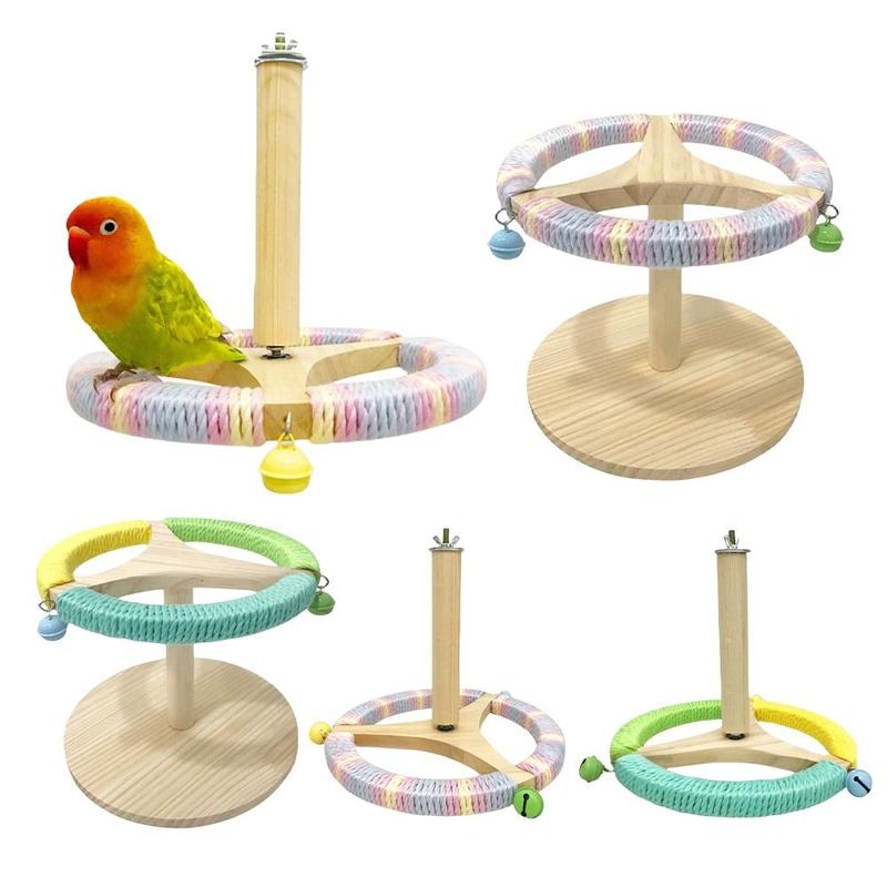 Photo inspiration: Visual Reference: Thingin New Wooden Bird Steering Wheel Boredom Relief Bells Parrot