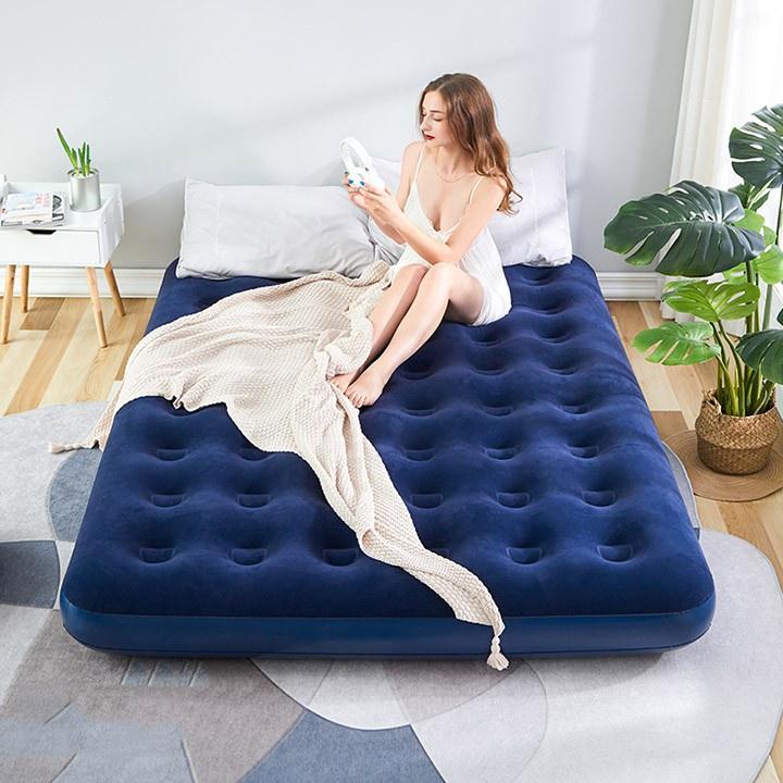 Nệm hơi đệm hơi Cao Cấp Bestway kích thước 191cmx137cmx22cm, 203cmx152cmx22cm [ KÈM BƠM ĐIỆN]