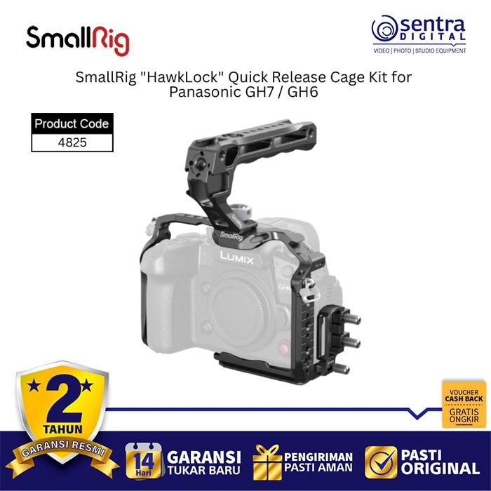 Gambar SmallRig 4825 "HawkLock" Quick Release Cage Kit for Panasonic GH7 / GH6 dari Sentra Digital Kota Surabaya Tokopedia