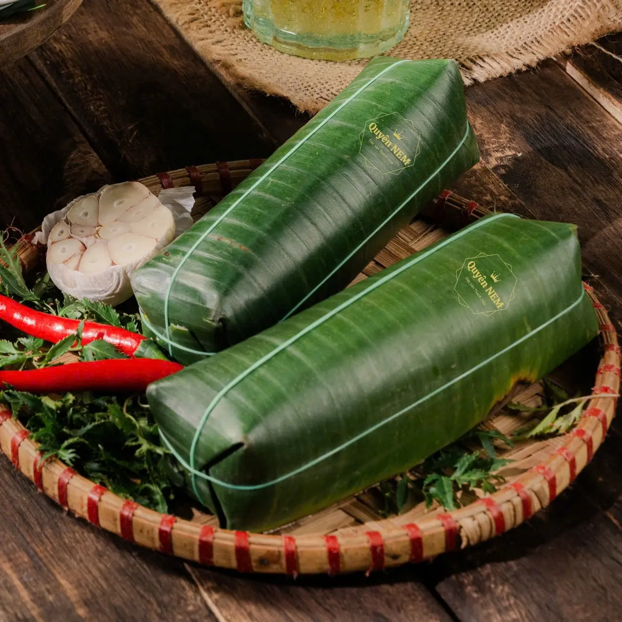 Quyên Nem: (deal live ): 1 Cái Nem Cối - Đặc Sản Nem Chua Thanh Hóa- QN8- Khối Lượng 150g/1c