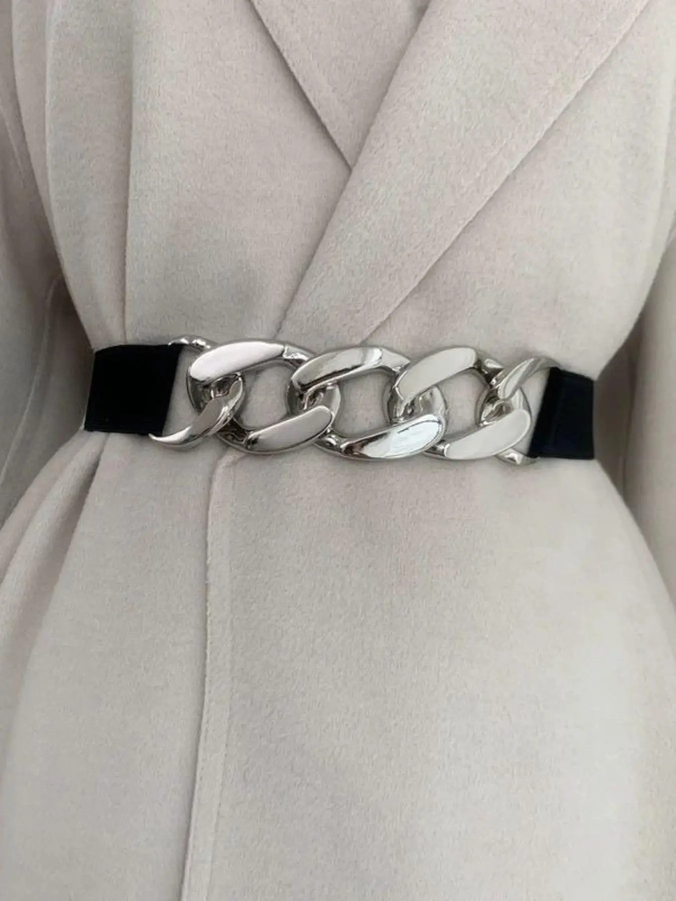 Women's Fashionable Belt, Casual Waistband for Coat Dress Jeans, Trendy All-match & Exquisite Belt for Birthday Gift
