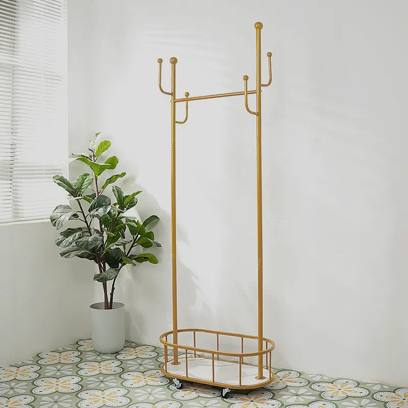Giá treo quần áo thông minh có bánh xe để phòng ngủ phòng khách 6