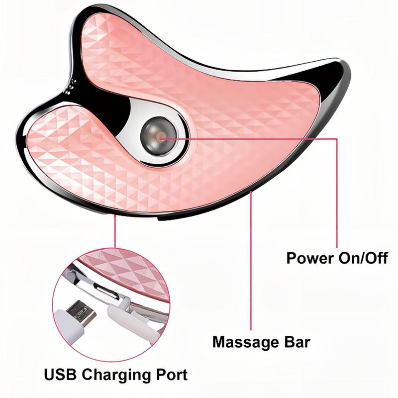 Product Introduction of Gua Sha Massager, Facial Scraping Carving Tool, Heating & Vibration, Facial Massaging Tool, an Amazing Gift for Women and Girls 17