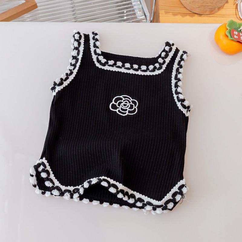 Product Introduction of Áo Vest Mùa Hè Cho Bé Gái, Không Tay, Thời Trang Mới, Có Hai Dây, Thích Hợp Cho Trẻ Em Và Bé Gái, Phong Cách Phương Tây, Hợp Xu hướng, Áo Trên 4