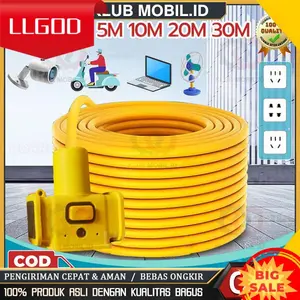 【Produk baru】 Kabel Ekstensi Extension Cord 30 Meter 20 Meter 10 Meter 5 Meter Original kabel gulungan roll colokan listrik multifungsi Kabel Sambungan Peralatan Elektronik