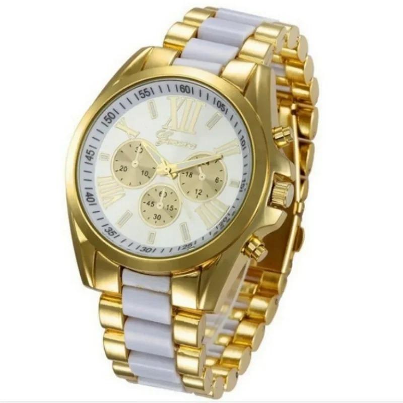 Product Introduction of Classic New Geneva Leisure Business Men Watch Fashion Three Eyes Stainless Steel Male Quartz Wristwatch Relojes Para Hombres 3