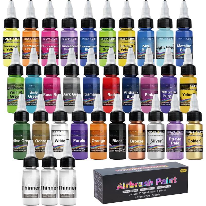 - 30 Colors with 3 Thinner, Ready to Spray Set, Water-Base - TikTok Shop