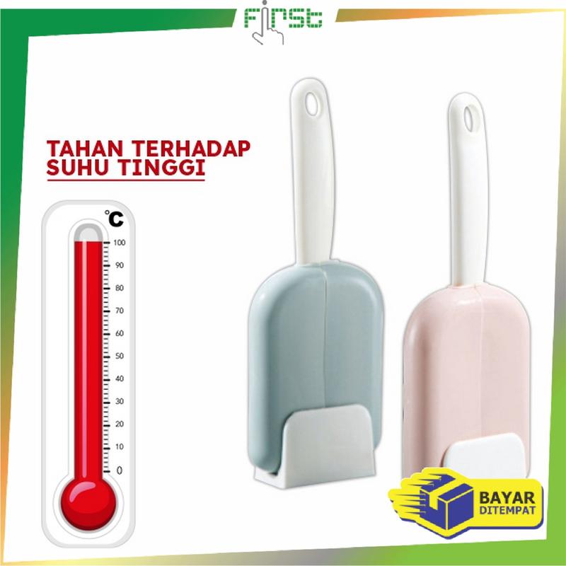 [COD] FH C226 Sendok Nasi Penutup Otomatis Tempat Centong Nasi Otomatis Kitchenware