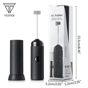 milk frother with stand cover penutup / pengocok telur kopi susu foam