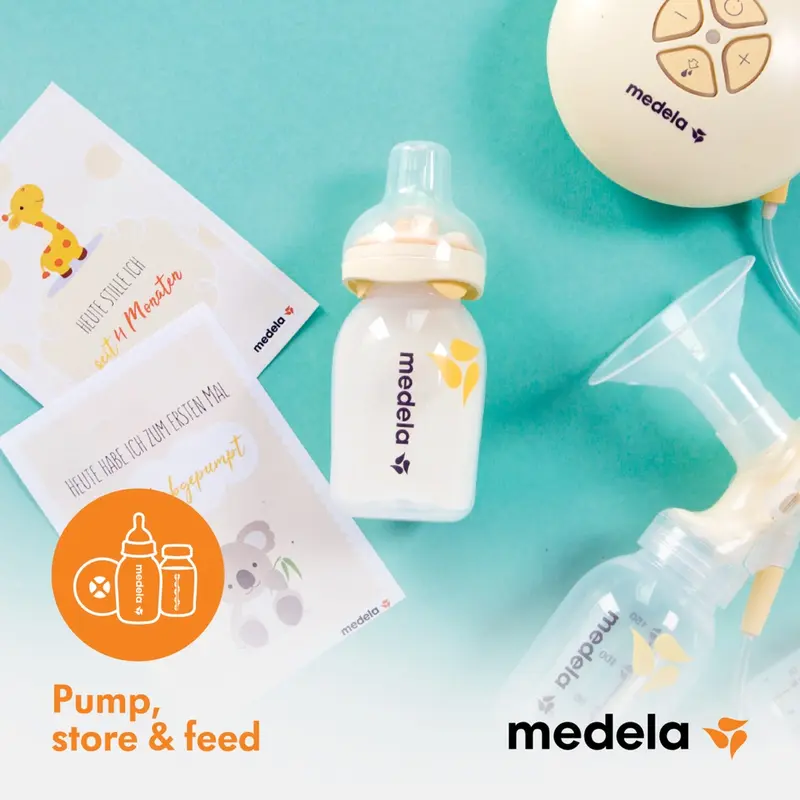 Bình trữ sữa cho mẹ Medela 150ml, bình chứa sữa cao cấp cho bé - Monnie Kids 3