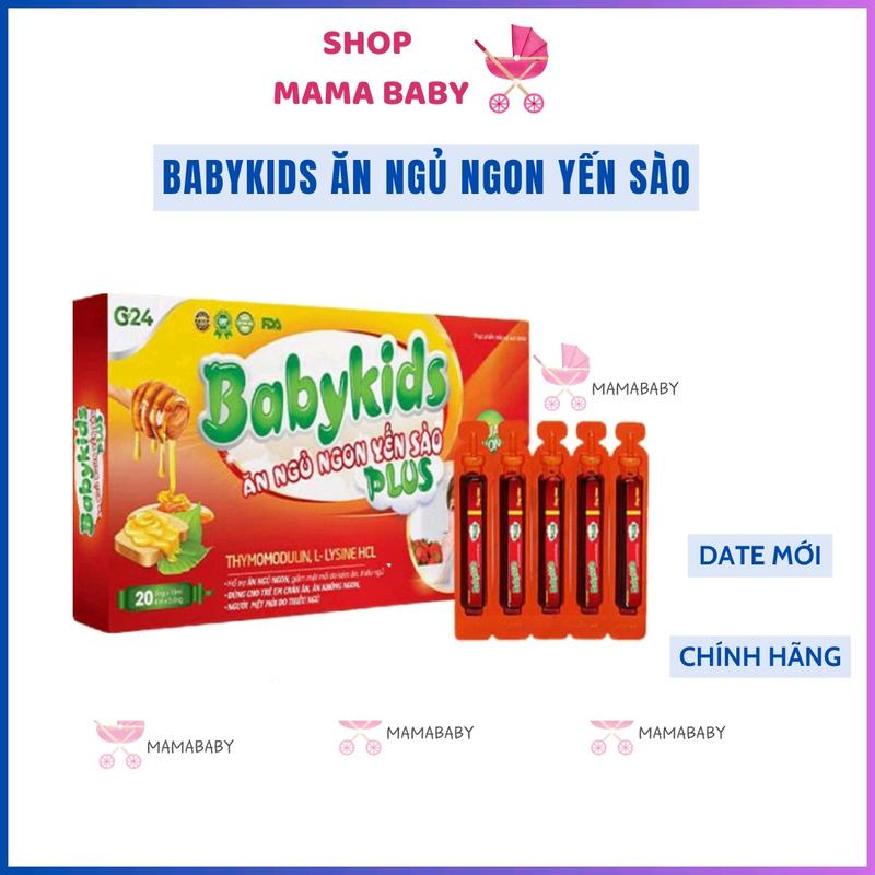 Siro yến sào Babykids plus ăn ngủ ngon cho bé từ 6 tháng 0