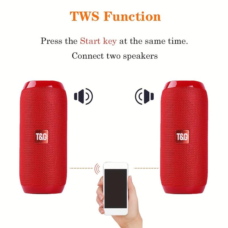 Product Introduction of Wireless Audio Subwoofer, Plug-in Card, U Disk 3D Surround Outdoor Portable Speaker Bluetooth Speaker 10