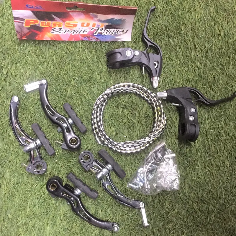Rem Sepeda Set Rem V Brake  Lengkap Depan +  Belakang + Handle  +  Kabel  +  Rem 1
