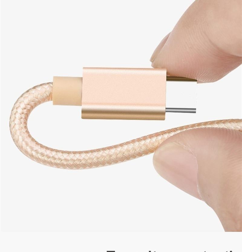 Product Introduction of 2.4A Fast Charging Nylon Braided Data Cord Fast Charge Data Cable Micro/Type C 1M/0.3M Nylon Braided USB Cable 1