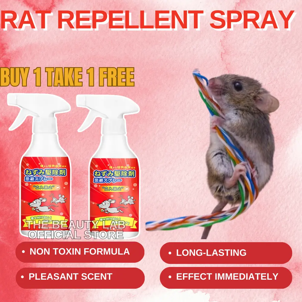 Buy 1 Take 1 Rat Killer Rat Repellent Spray Anti Pest Non Toxin Formula ...