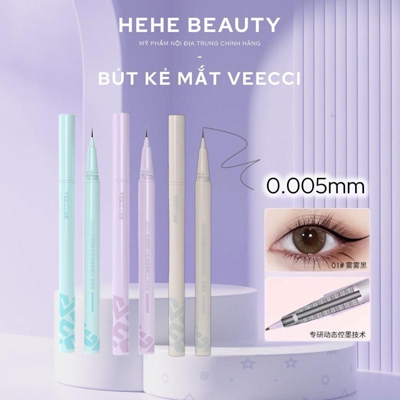 ￼VEECCI - Bút kẻ mắt nước Veecci đầu siêu mảnh 0.005mm, chống nước lâu trôi