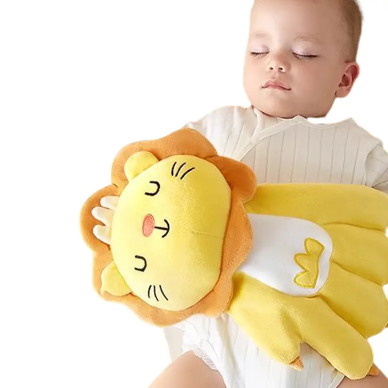 Gối Ngủ Cho Em Bé Thoáng Khí, Mềm Mại Và Làm Dịu, Thiết Kế Lòng Bàn Tay, Chống Sợ Hãi, An Toàn Cho Em Bé, Gối Lòng Bàn Tay, Đồ Chơi Bình Giận, Thích Hợp Để Ngủ 6