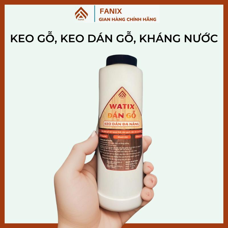 [WATIX] Keo gỗ, keo dán gỗ, kháng nước, Keo dán đa năng, dán ván sàn PVC, Dùng nội ngoại thất, Dễ thi công, Size: 150g - 475g