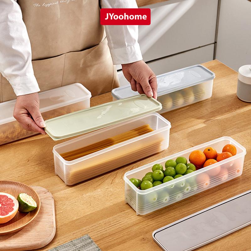 COMBO 2 Hộp Nhựa Đựng Thực Phẩm Đồ Ăn JYoohome Hộp Bảo Quản Rau Củ Quả Tủ Lạnh Có Nắp An Toàn Cho Sức Khỏe