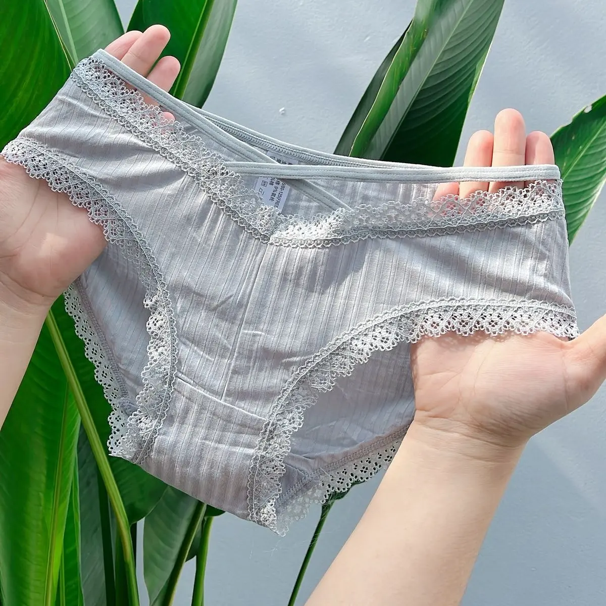 281 Quần Lót Nữ Cotton Tăm Chéo Sexy Quyến Rủ Chất Vải Mềm Mịn Min Underwear