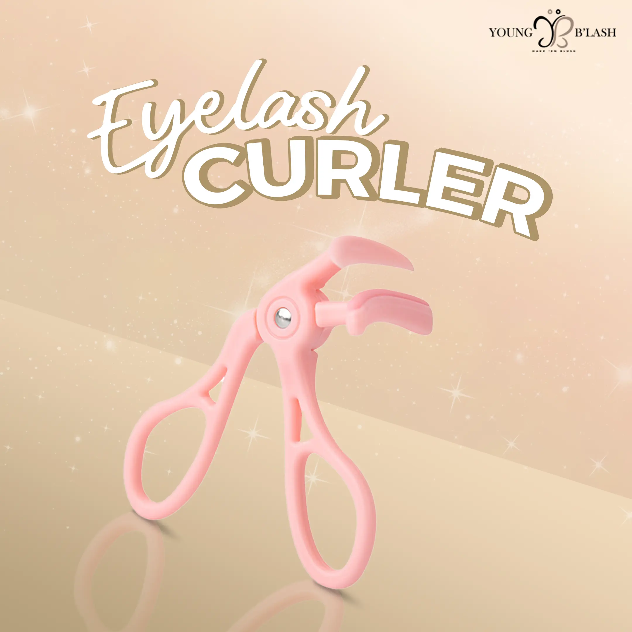 Pelentik Bulumata youngblash Eyelash Extension Natural Sunflower 3D Curler Long-Lasting Curly Jepit Penjepit