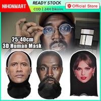 Gambar 3D dicetak Kanye Masker elastis Mesh masker wajah penuh untuk pria wanita Cosplay hiasan kepala Hip Hop Fashion Balaclava tudung topi penutup kepala Topeng Halloween Cosplay Kanye/Taylor/Johnson - Taylor dari nihonmart.id Kota Cimahi 1 Tokopedia