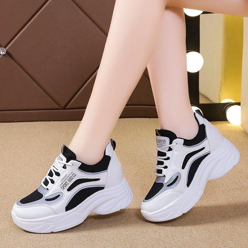 Hello Puffy GIẦY THỂ THAO FASHION HAI MÀU ĐEN TRẮNG 5