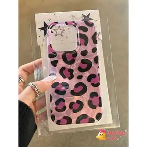 Mewah Keren Leopard Ripple Luster Case Hp Untuk Samsung A55 A15 A06 A35 A14 A05s A05 A12 A13 A34 A54 A21s A24 A11 A03s A10s A51 A52 A53 A23 A30 A50 A32 A22 A04s A30s A31 Busana Busur Mutiara Soft Cover