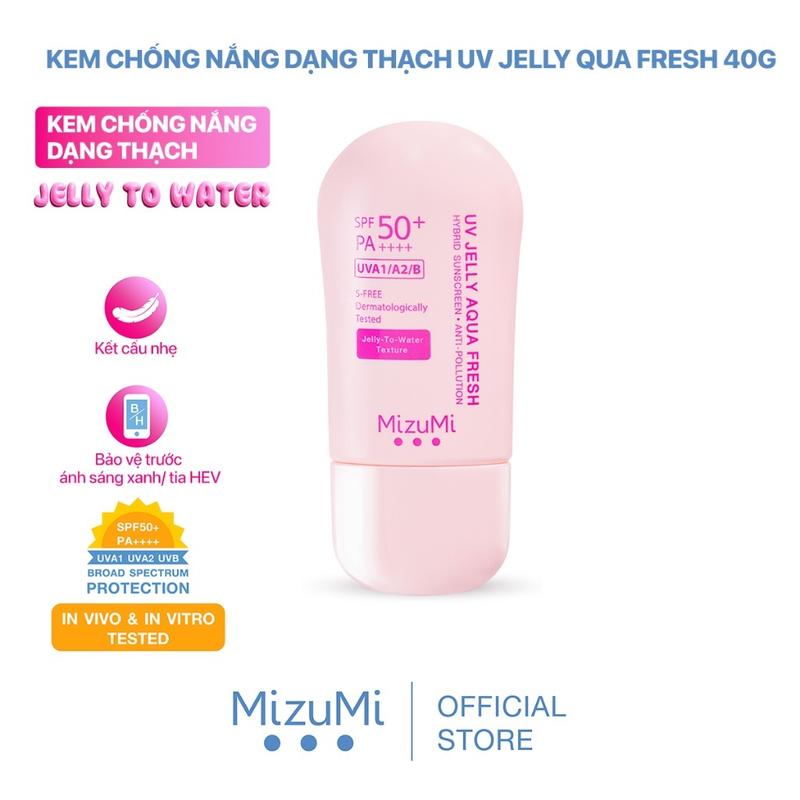  Kem chống nắng dạng thạch MizuMi UV Jelly Aqua Fresh 40g KCN 