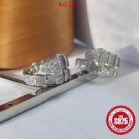 Gambar AGIAO Temperamen Kepala Ular Berbentuk Ceruk Mewah Ringan Kepala Ular Penuh Dengan Cincin Pasangan Berlian - cincin fine dari A.GIAO.ID Kab. Gresik 3 Tokopedia