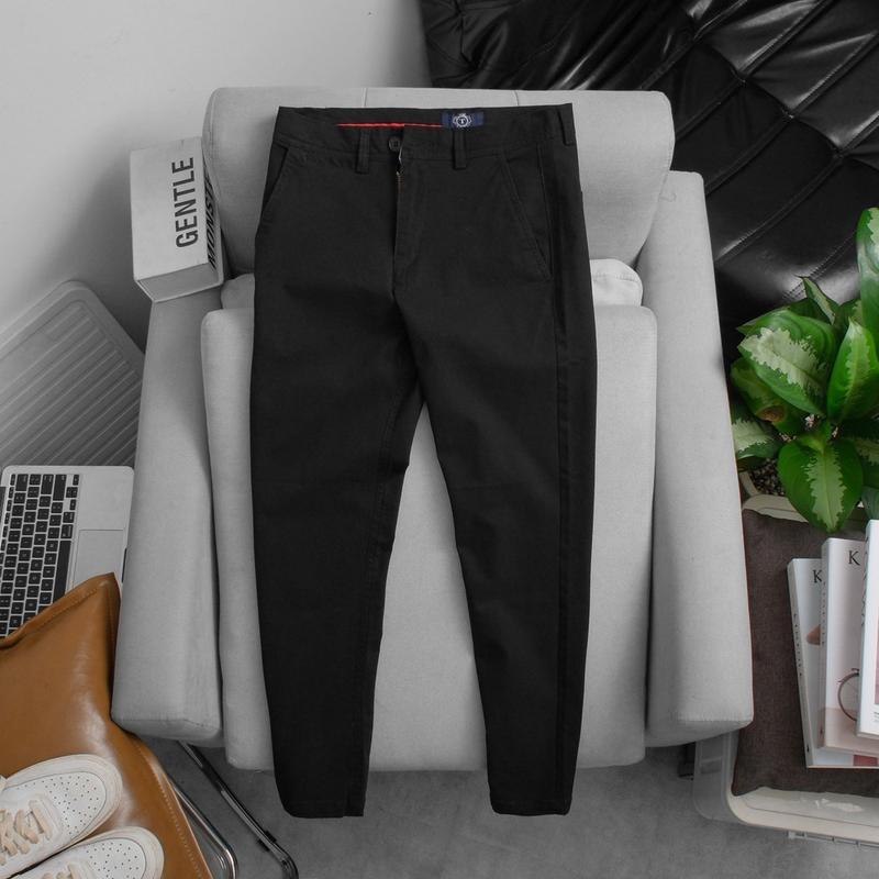 Quần dài kaki nam cao cấp màu đen (45kg đến 110kg ) Quần nam chất vải cotton co giãn bền màu thấm mồ hôi đi làm đi chơi thoải mái Menswear Pants