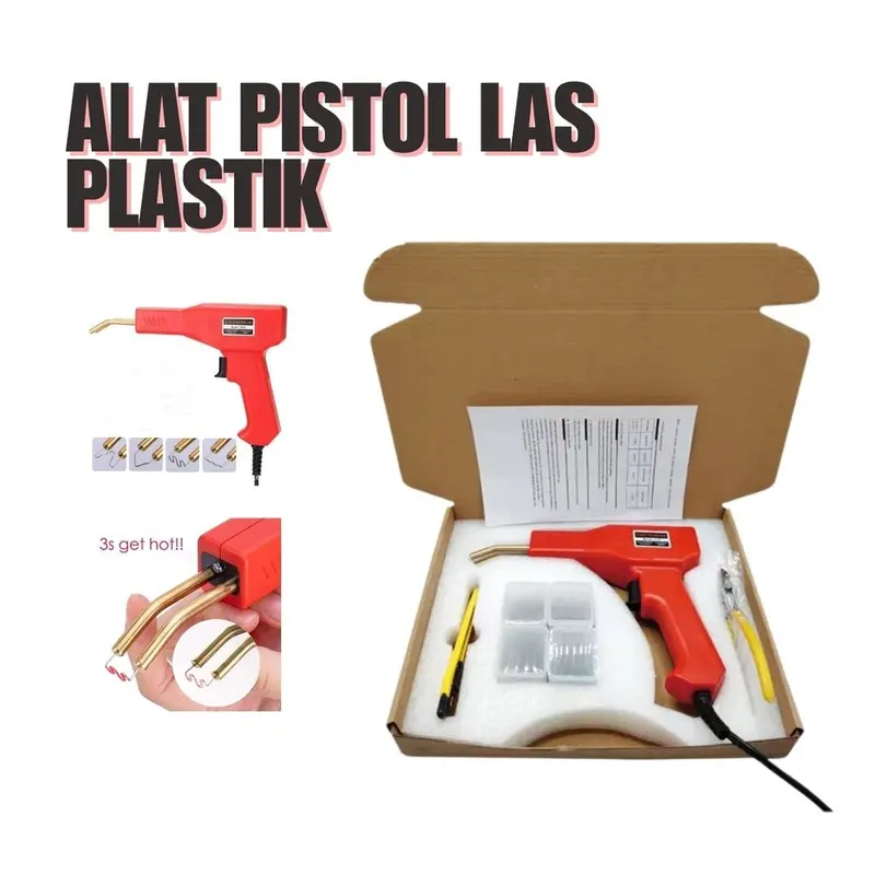 Alat Las Plastik Kendaraan Bumper Plastic Welding Bemper Mobil Reparasi Mobil 3