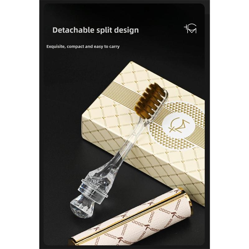 Product Introduction of New Lipstick Shaped Toothbrush Portable Ultra Soft Cleaning Teeth Detachable Oral Care Gift 22