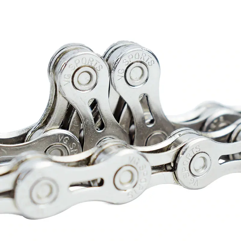 VG Sports Rantai sepeda 8 speed / 9 speed / 10 speed Half hollow Gold Silver Rante Sepeda lipat MTB Gunung Minion 4