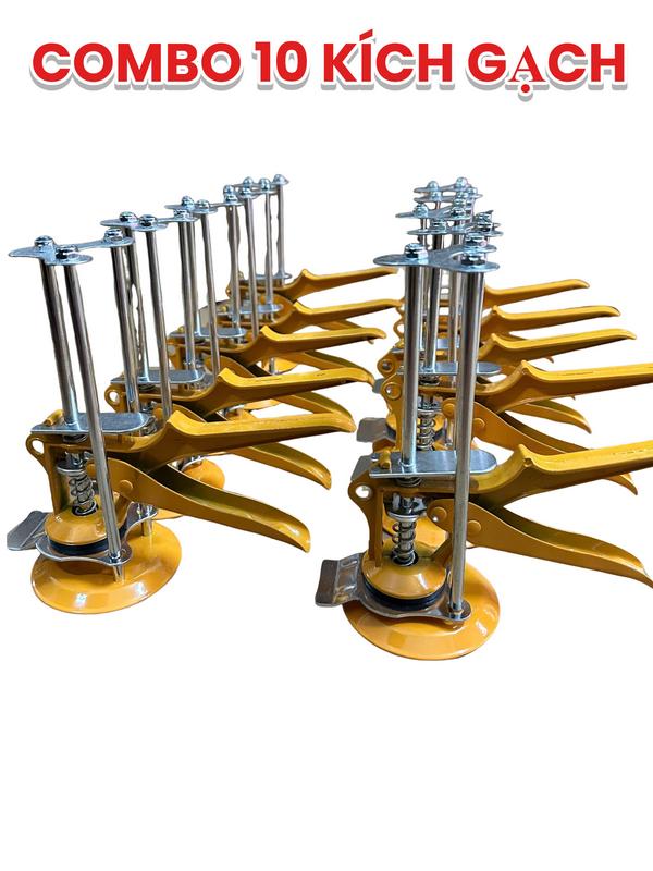 Combo 10 chiếc kích nâng gạch ốp lát tường , con đội kê gạch men ốp tường 3 trụ dày dặn