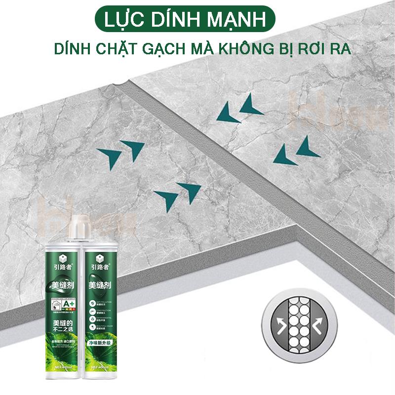 Keo chà ron 2 thành phần, keo chít mạch gạch chống thấm,nấm mốc,bám bẩn 400ml epoxy 6