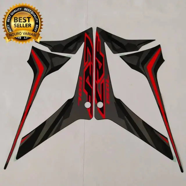 striping honda crf 150 l hitam standar kualitas terbaik
