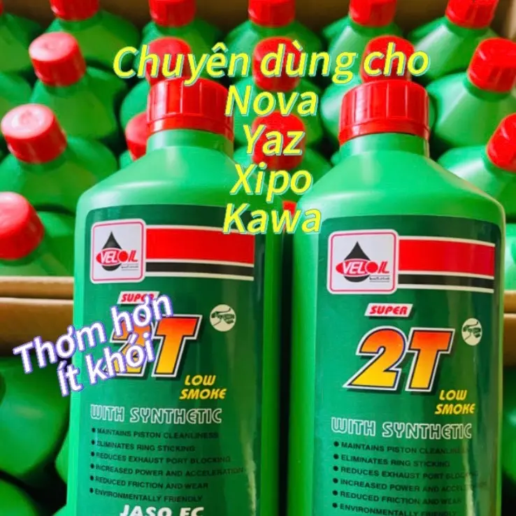 Nhớt thơm 2 Thì VELOIL chính hãng cao cấp, nhớt xe 2 thì siêu thơm cho xipo nova yaz kawa [cam kết chính hãng], nhớt thái 2T