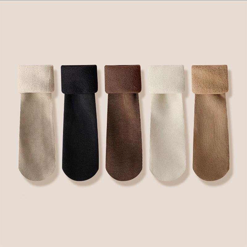 Product Introduction of Tất Đi Tuyết Gia Đình, Thời Trang, Thường Ngày, Nhung Dày, Ấm Áp 17