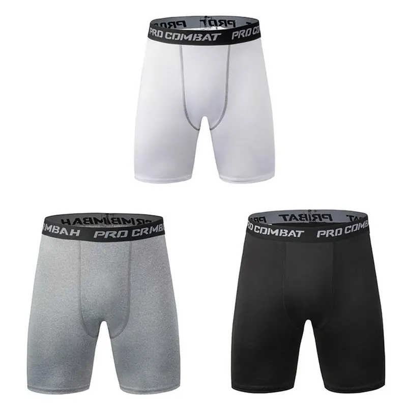 Quần Legging Thể Thao Nam, Quần Đùi Bóng Rổ Năm Điểm, Nhanh Khô, Tập Luyện Chạy Bộ, Quần Tập Thể Dục Co Giãn 2