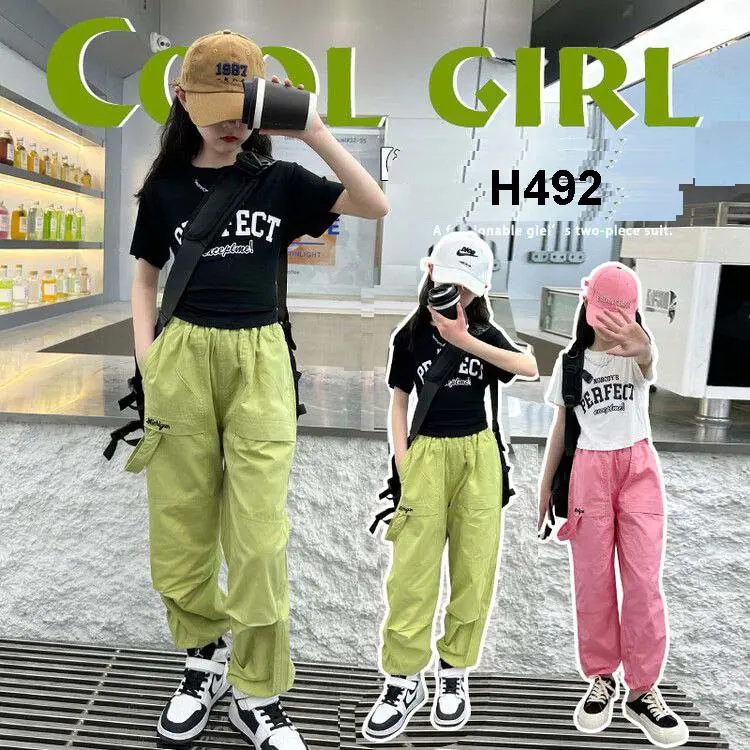 KODE H492 BAJU SETELAN ANAK PEREMPUAN TANGGUNG IMPORT