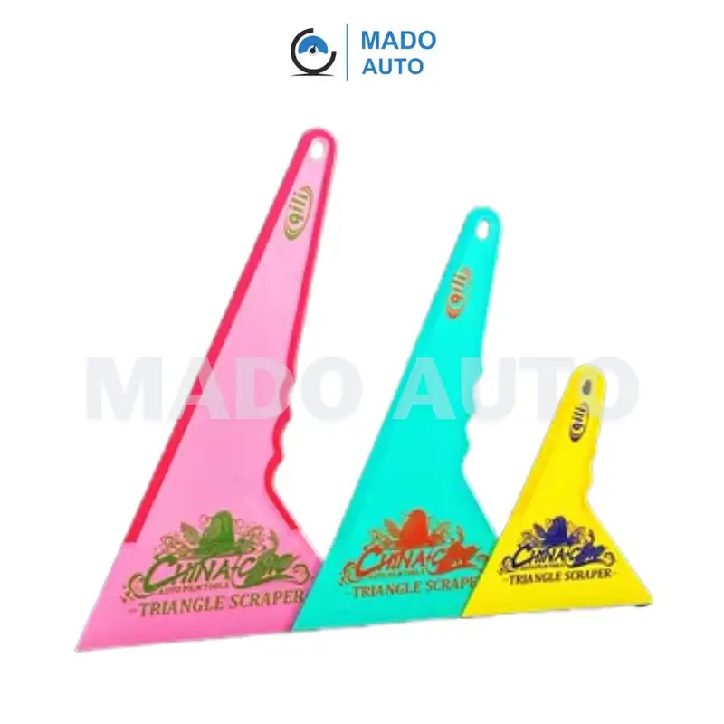 MADO AUTO Gạt Nhựa Hàng QILI Dán Film Cách Nhiệt Ô Tô Có Viền Cao Su Chống Trơn 2