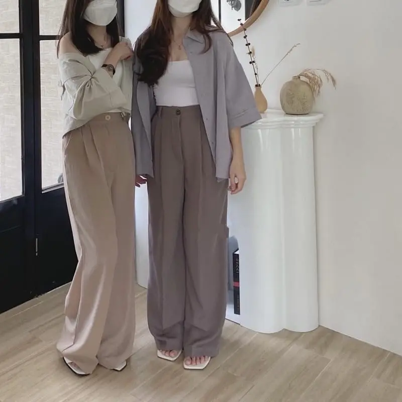 Ziva Kulot Crinkle HighWaist - Loose Pants - Celana Kulot Wanita Panjang Airflow 4
