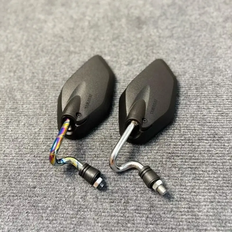 Kính chiếu hậu Yamaha kiểu Exciter chân cong xi Inox 10 li thuận gắn xe Honda Yamaha Suzuki