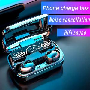 M10 TWS Wireless Bluetooth Headset with Charge Case for Phone Laptop Noise Cancelling Mic Earbuds Wireless Headphones Bluetooth Earphones Hifi Sound Answer Call Volume Control Audio Electronic